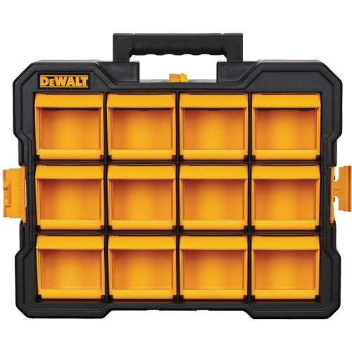 Organisateur Flip-Bin, 3-7/8" la x 17-3/4" p x 13-7/8" h, Noir/Jaune Northern Industrial Supply Inc.