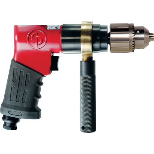 Reversible Drills, 24 CFM, 1/4" NPTF, 90 dBA, 13" Chuck, Keyed Northern Industrial Supply Inc.