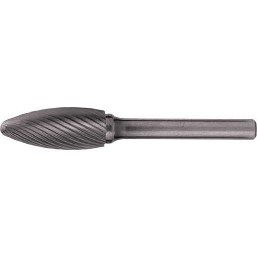 Fraises au carbure solide - Forme de flamme CLEVELAND, 1/8" dia., 1/8" Tige Northern Industrial Supply Inc.