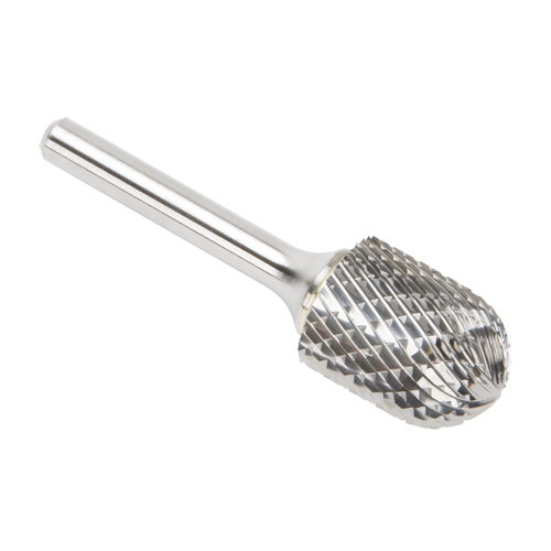 CLEVELAND Solid Carbide Burrs - Cylinder Shape with Ball Nose, SC-7, 3/4" Dia., 25.4 mm Depth of Cut Northern Industrial Supply Inc.