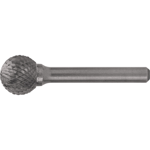 CLEVELAND Solid Carbide Burrs - Ball Shape, 1/2" Dia., 1/4" Shank Northern Industrial Supply Inc.