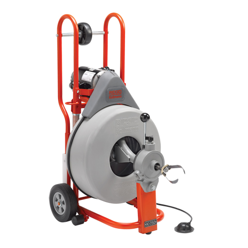 Drum Machine Drain Cleaner K-750, Electric, 3/4" x 100' Northern Industrial Supply Inc.