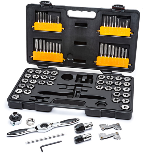 SAE/Metric Ratcheting Tap & Die Set, 77 Pieces Northern Industrial Supply Inc.