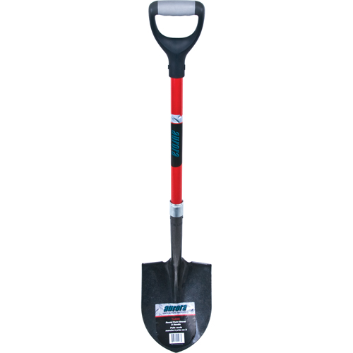 Heavy-Duty Round Point Shovel, Carbon Steel Blade, Fibreglass, D-Grip Handle Northern Industrial Supply Inc.