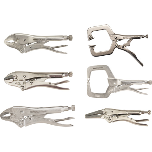 Locking Plier Set, 6 Pieces Northern Industrial Supply Inc.