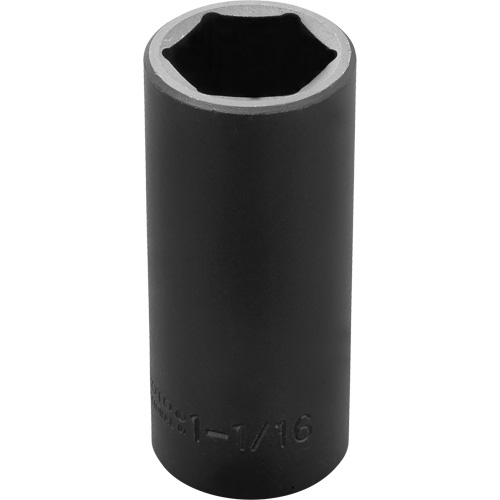 Socket, Impact, 1-1/16", 1/2" Drive, 6 Points, Deep Northern Industrial Supply Inc.