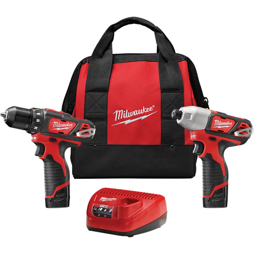 Ensemble deux outils sans fil combin&eacute;s M12, Lithium-ion, 12 V Northern Industrial Supply Inc.
