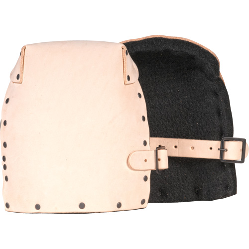 Hard Shell Knee Pads, Buckle Style, Leather Caps, Foam Pads Northern Industrial Supply Inc.