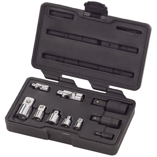 10-Piece 1/4", 3/8" & 1/2" Drive Universal Joint and Adapter Set Northern Industrial Supply Inc.