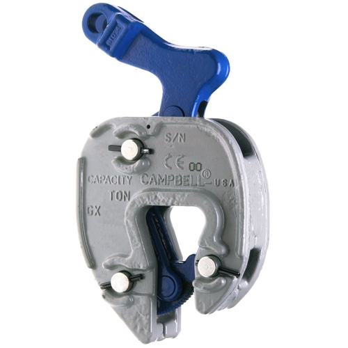 GX Plate Clamp with Chain Connector, 1000 lbs. (0.5 tons), 1/16" - 5/16" Jaw Opening Northern Industrial Supply Inc.