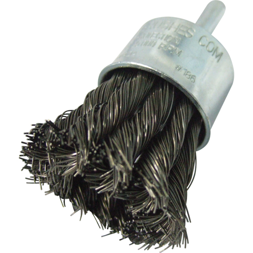 Knotted Wire End Brushes, 1" Dia., 0.014" Wire Dia., 1/4" Shank Northern Industrial Supply Inc.
