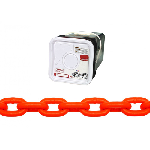 High Test Chain, Carbon Steel, 5/16" x 60' (18.3 m) L, Grade 43, 3900 lbs. (1.95 tons) Load Capacity Northern Industrial Supply Inc.