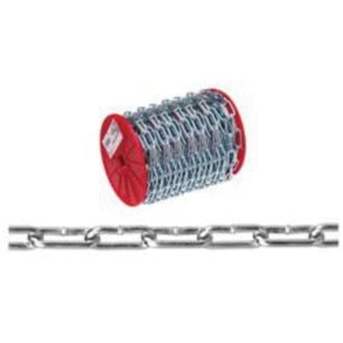 Chaîne droite, Acier &agrave; faible teneur en carbone, 2/0 x 120' (36,6 m) l, Charge d'utilisation 520 lb (0,26 tonne) Northern Industrial Supply Inc.