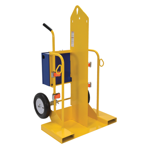Chariot pour chalumeau et bouteille de soudage, Roues Pneumatique, Base de 24" la x 19-1/2" lo, 500 lb Northern Industrial Supply Inc.