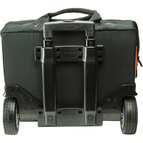 Tradesman Pro Rolling Tool Bag, Ballistic Polyester, 24 Pockets, Black/Orange Northern Industrial Supply Inc.