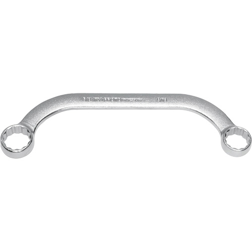 Box End Wrench, 12 Point, 5/8"/9/16", 15° Offset, Plain Finish Northern Industrial Supply Inc.