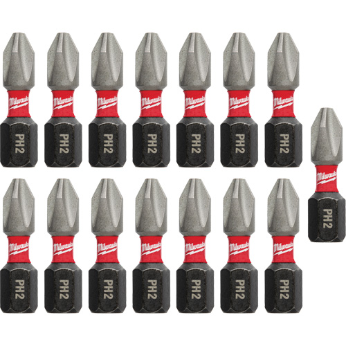 Forets &agrave; chocs Shockwave, Phillips, #2, Prise 1/4" Northern Industrial Supply Inc.
