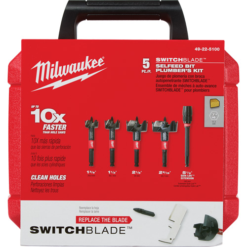 Switchblade Plumber's Self-Feed Bit Set Northern Industrial Supply Inc.