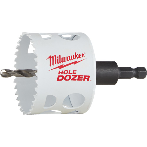 Hole Dozer Hole Saw with Arbor, 2-1/2", 1-5/8" Depth of Cut, Bi-Metal Northern Industrial Supply Inc.