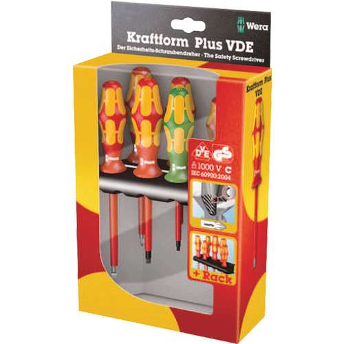 160 i / 168 i /6 VDE Insulated Screwdriver Set, 1000 V, 6 Pcs Northern Industrial Supply Inc.