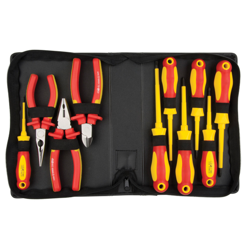 Insulated Tool Set, 1000 V, 10 Pcs Northern Industrial Supply Inc.