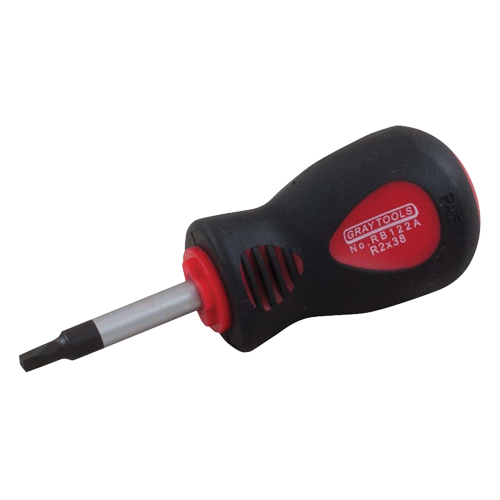 Square Recess Screwdriver, #0 Tip, Round, 4" L, Cushion Grip Handle Northern Industrial Supply Inc.