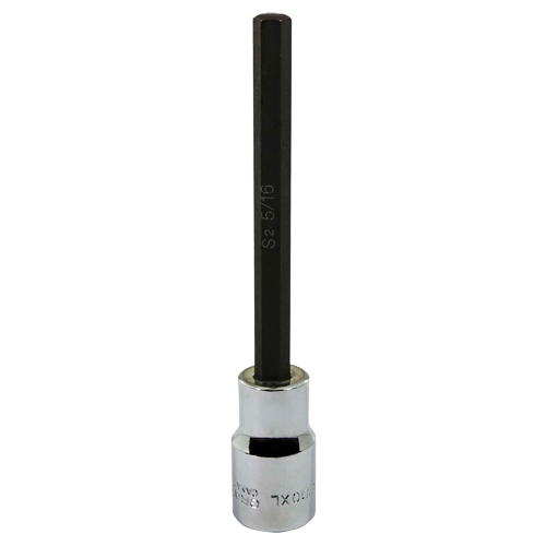 Socket, Hex, 5/16" x 5" L, 1/2" Square Drive Drive Northern Industrial Supply Inc.