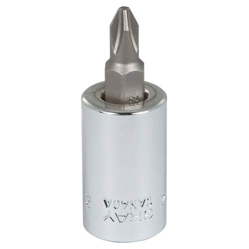 Head Socket, Phillips, #2 x 1.93" L, 3/8" Square Drive Drive Northern Industrial Supply Inc.