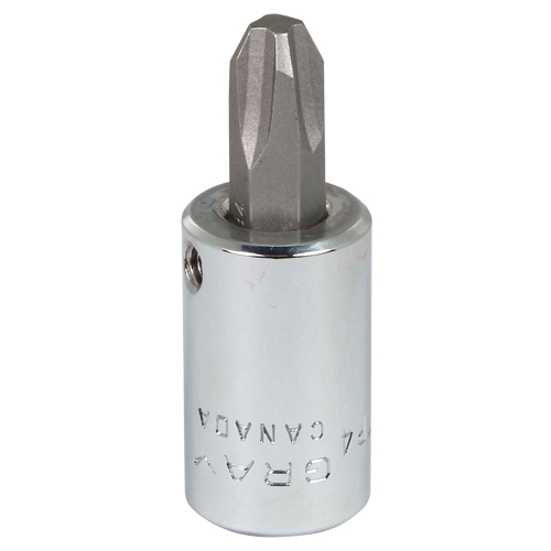 Head Socket, Phillips, #4 x 1.93" L, 3/8" Square Drive Drive Northern Industrial Supply Inc.