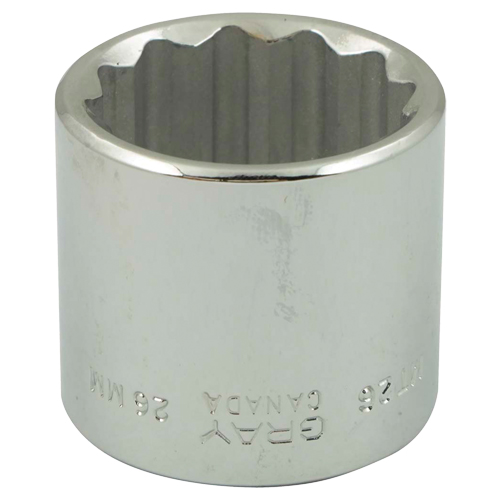 Socket, 6 mm, 3/8" Drive, 12 Points Northern Industrial Supply Inc.