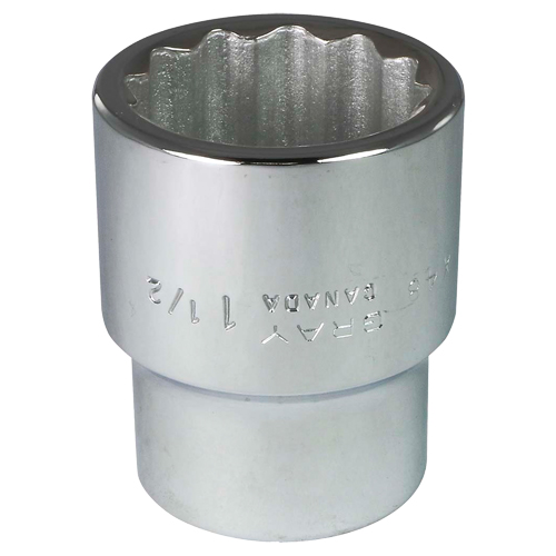 Socket, 1-1/2", 1" Drive, 12 Points Northern Industrial Supply Inc.