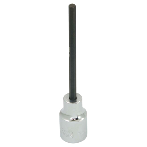 Extra Long Bit Socket, 4 mm x 4" L, 3/8" Drive Northern Industrial Supply Inc.
