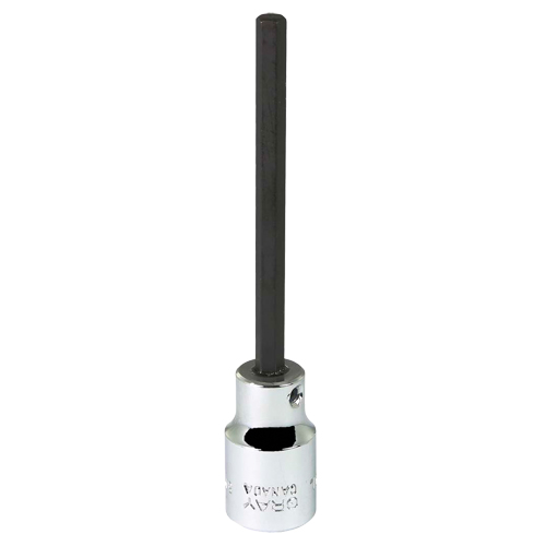 Bit Socket, 5 mm x 3-7/8" L, 3/8" Drive Northern Industrial Supply Inc.