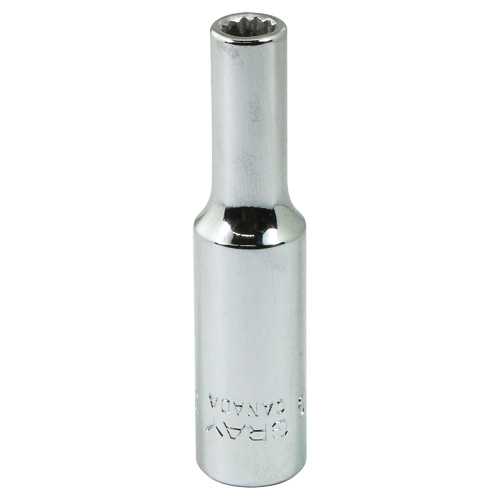 Socket, 3/16", 1/4" Drive, 12 Points Northern Industrial Supply Inc.