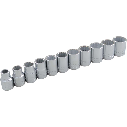 Socket Set, 11 Pcs, 3/8" Drive Size Northern Industrial Supply Inc.