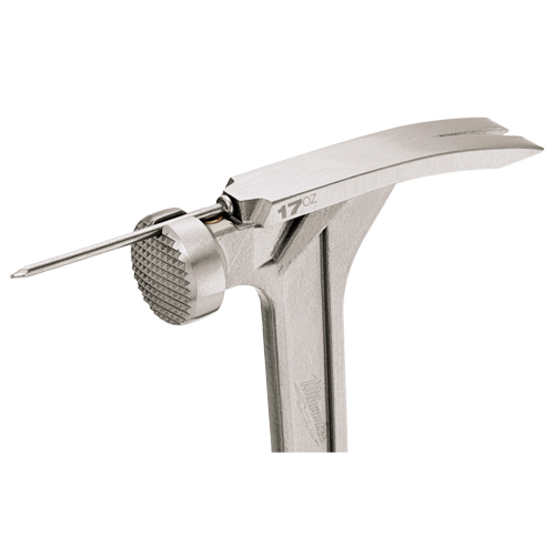 Marteau de charpente &agrave; face usin&eacute;e, 17 oz, Prise en Acier plein, 16-1/8" lo Northern Industrial Supply Inc.