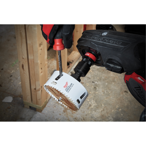 Carbide Hole Saw, 4", 1-31/50" Depth of Cut, Carbide Northern Industrial Supply Inc.