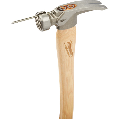 Milled Face Framing Hammer, 19 oz., Wood Handle, 16" L Northern Industrial Supply Inc.