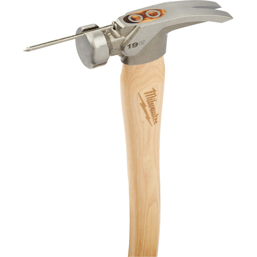 Smooth Face Framing Hammer, 19 oz., Wood Handle, 16" L Northern Industrial Supply Inc.