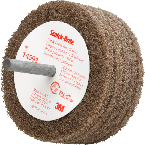 Scotch-Brite Cut & Polish Disc, 3" Dia. Northern Industrial Supply Inc.