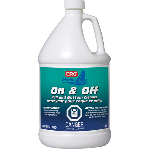 Nettoyant pour coques et parois inf&eacute;rieures de bateaux On & Off, 3,78 L, Cruche Northern Industrial Supply Inc.