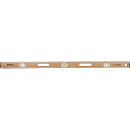 Eco-Tech&reg;  Bamboo Level, I-Beam, 48" L, Wood, 3, Non-Magnetic Northern Industrial Supply Inc.