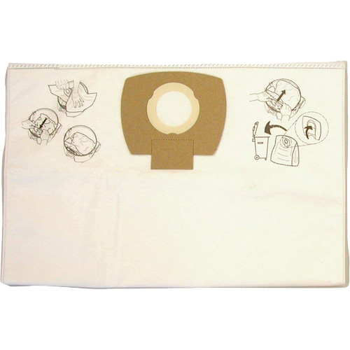 Sacs-filtre en papier pour aspirateur, 8 gal. US Northern Industrial Supply Inc.