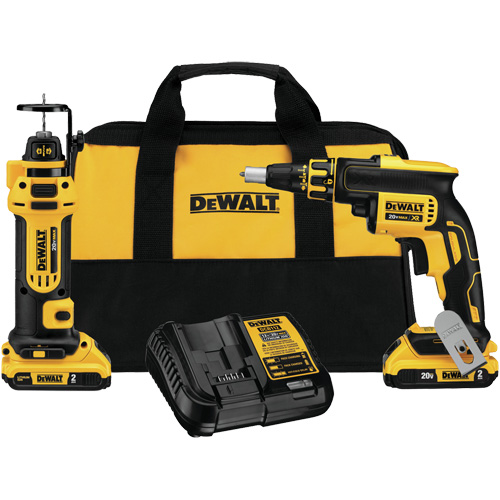 Max XR&reg; Drywall Screw Gun * Cut-Out Tool Combo Kit, Lithium-Ion, 20 V Northern Industrial Supply Inc.