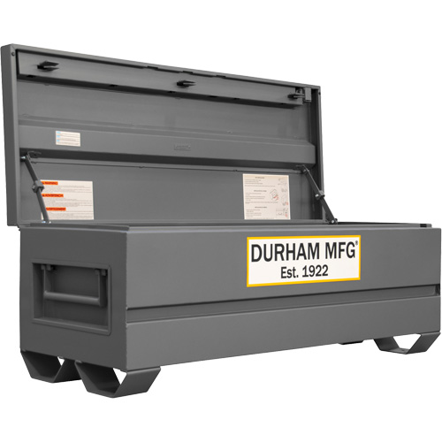 Boîte de rangement pour le chantier, 60" x 24" x 22-3/4", Acier, Gris Northern Industrial Supply Inc.