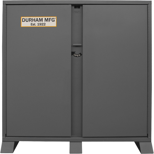 Armoire de rangement avec tablettes pour le chantier, Acier, 47,5 pi³, Gris Northern Industrial Supply Inc.