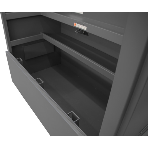Boîte de rangement pour le chantier, style piano, 60-1/2" la x 34-3/4" p x 49-3/8" h, Gris Northern Industrial Supply Inc.