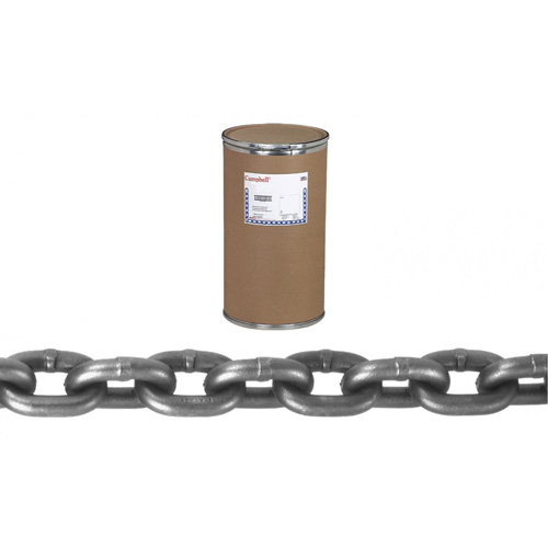 System 8 Cam-Alloy Chain, Alloy Steel, 1-1/4" x 60' (18.3 m) L, Grade 80, 72300 lbs. (36.15 tons) Load Capacity Northern Industrial Supply Inc.