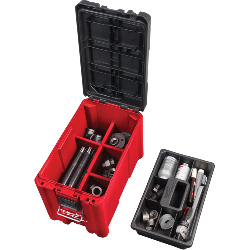 Packout Compact Tool Box, 10" x 16-1/5" x 13", Black/Red Northern Industrial Supply Inc.