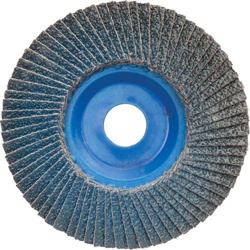 BlueFire R884P Coarse Grit Flap Disc, 5" x 7/8", Type 27, 60 Grit, Zirconia Alumina Northern Industrial Supply Inc.